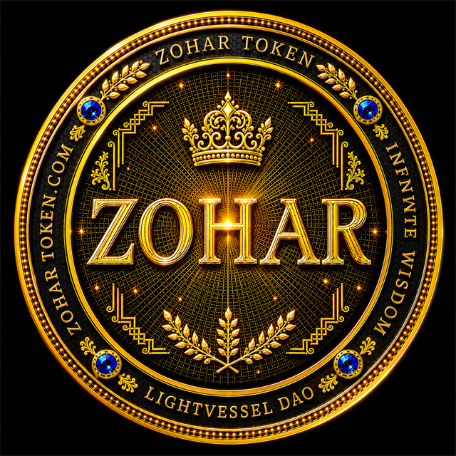 The Zohar Token — a gold coin inscribed with sacred Hebrew lettering